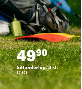 Biltema Sittunderlag 3 st erbjuda