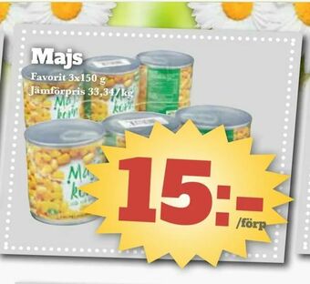 Bonum Matmarknad Majs erbjuda