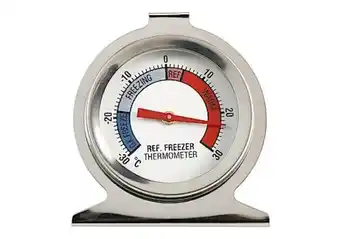 Kyl- och frystermometer rostfritt stål