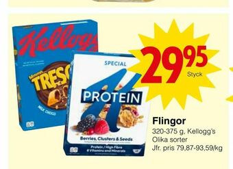 Matöppet Flingor erbjuda