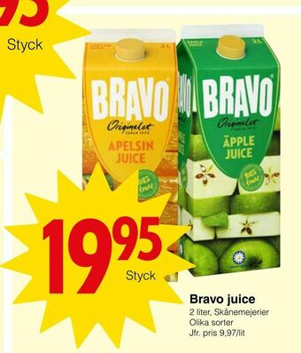 Matöppet Bravo juice erbjuda