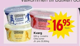 Matöppet Kvarg erbjuda