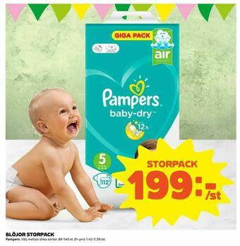 Coop Extra Blöjor storpack erbjuda
