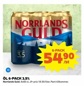 Coop Extra Öl 6-pack 3,5% erbjuda