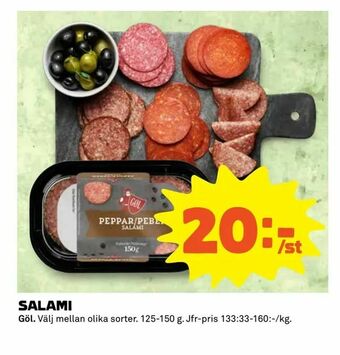 Coop Extra Salami erbjuda