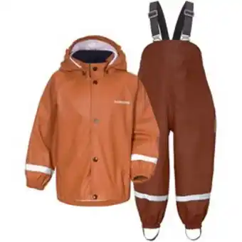 Lekmer Didriksons slaskeman kids 7 regnställ acorn brown erbjuda