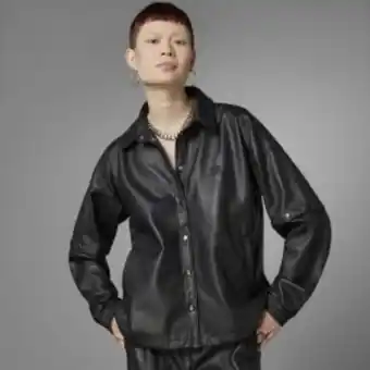 Adidas Always original faux leather track jacket erbjuda