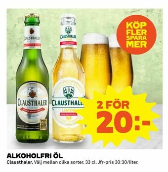 Coop Extra Alkoholfri öl erbjuda