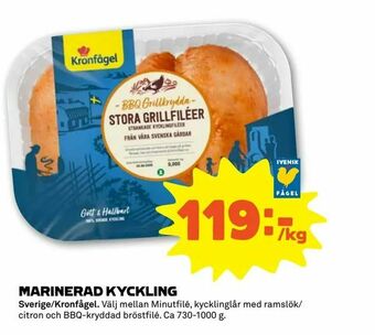 Coop Forum Marinerad kyckling erbjuda