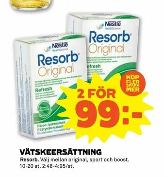 Coop Forum Vätskeersättning erbjuda