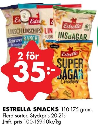 ÖoB Estrella snacks erbjuda