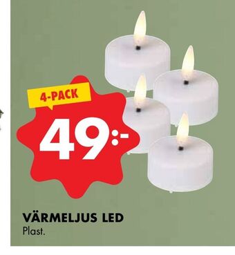 ÖoB Värmeljus led erbjuda