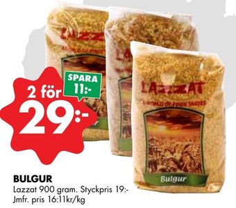 ÖoB Bulgur erbjuda
