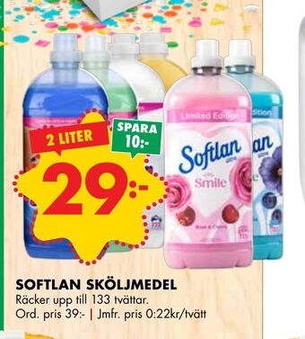 ÖoB Softlan sköljmedel erbjuda