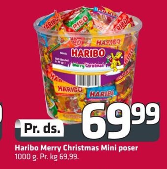 Fleggaard Haribo Merry Christmas Mini Poser erbjuda