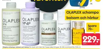 Rusta Olaplex balsam erbjuda