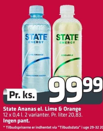 State Ananas El. Lime & Orange