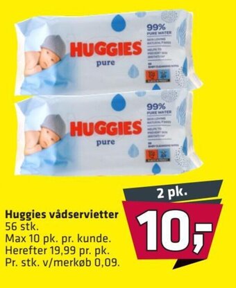 Fleggaard Huggies Vådservietter erbjuda