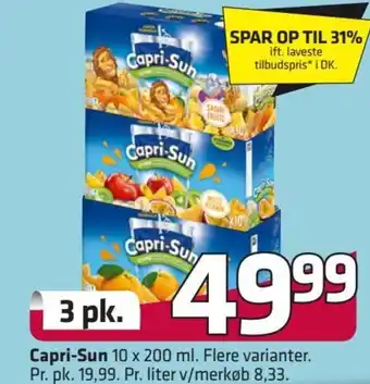 Fleggaard Capri-Sun erbjuda