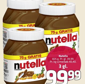 Fleggaard Nutella erbjuda