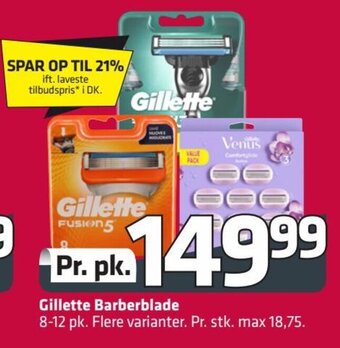 Fleggaard Gillette Barberblade erbjuda