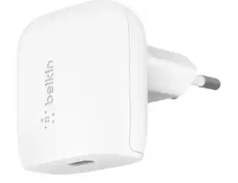 Belkin home charger pd usb-c 20w white