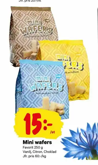 City Gross Mini wafers erbjuda