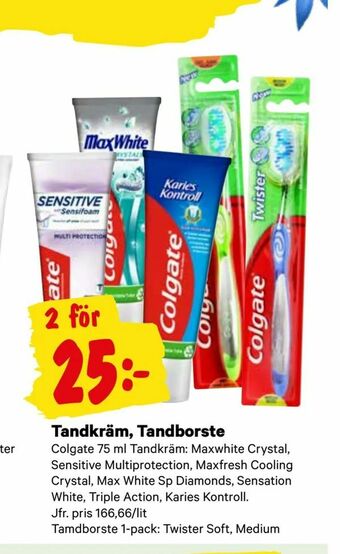 City Gross Tandkräm, Tandborste erbjuda