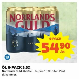 Coop Daglivs Öl 6-pack 3,5% erbjuda