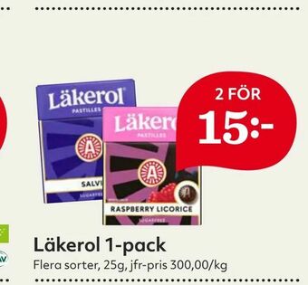Hemköp Läkerol 1-pack erbjuda