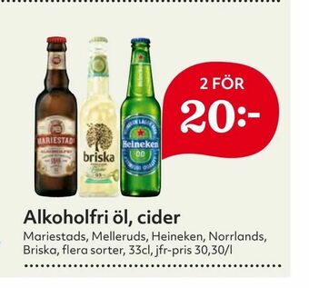 Hemköp Alkoholfri öl, cider erbjuda