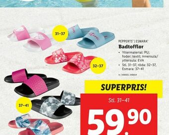 Lidl Badtofflor erbjuda