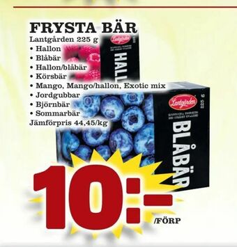 Matdax Frysta bär erbjuda