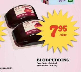 Matdax Blodpudding erbjuda