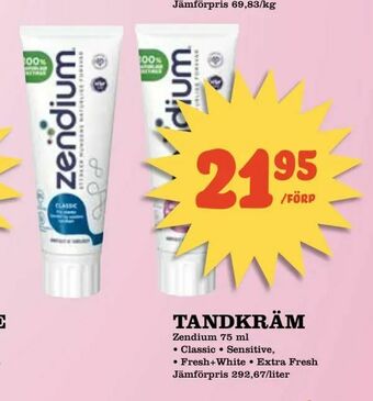 Matdax Tandkräm erbjuda