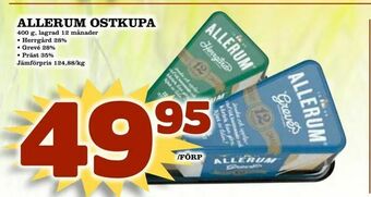 Matdax Allerum ostkupa erbjuda