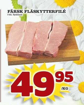 Matdax Färsk fläskytterfilé erbjuda