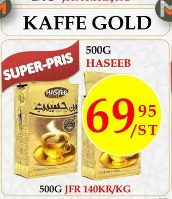 Matmixen Kaffe gold erbjuda