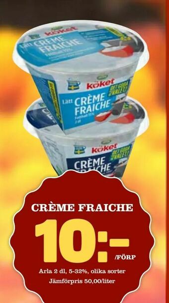 Matvärlden Tensta Crème fraiche erbjuda