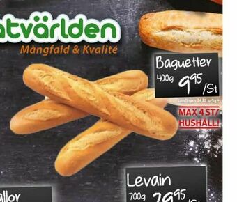 Matvärlden Tensta Baguetter erbjuda