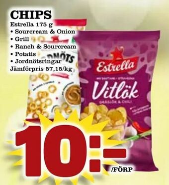 Matvärlden Tensta Chips erbjuda