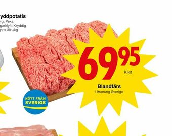 Matöppet Blandfärs erbjuda