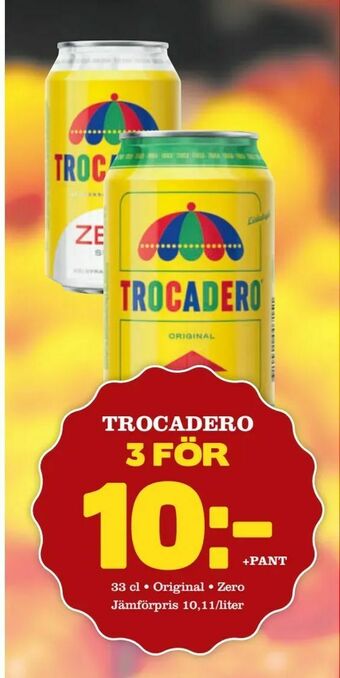 minmatbutik Trocadero erbjuda