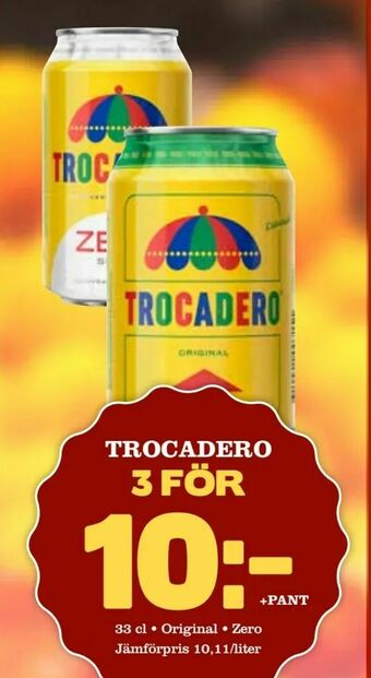 Nelins Trocadero erbjuda