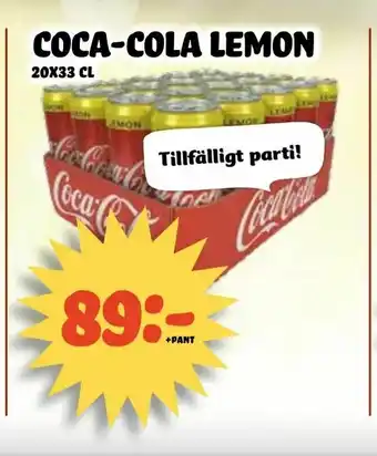 Nelins Coca-cola lemon erbjuda