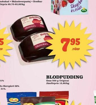 Nelins Blodpudding erbjuda