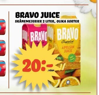 Nelins bravo juice erbjuda