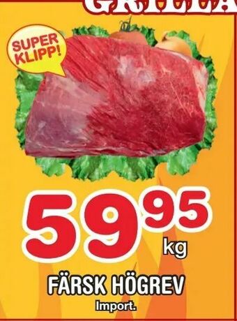 Nya Pulsen Färsk högrev erbjuda