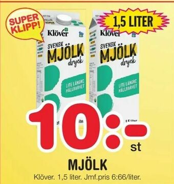 Nya Pulsen Mjölk erbjuda