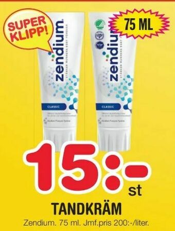 Nya Pulsen Tandkräm erbjuda